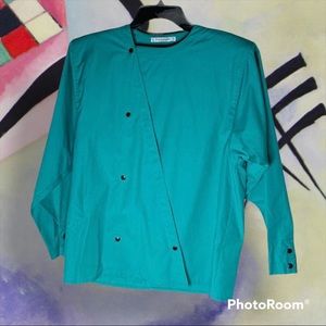Vintage 80’s‎ Guy Laroche Paris Green Top Size 38